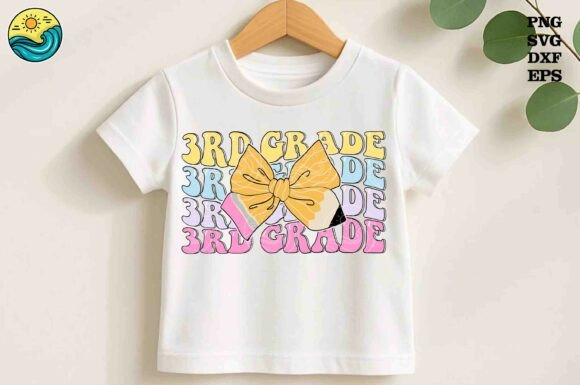 3rd Grade Pencil Bow SVG, Back to School: A Creative Trend for Educators and Craft Enthusiasts