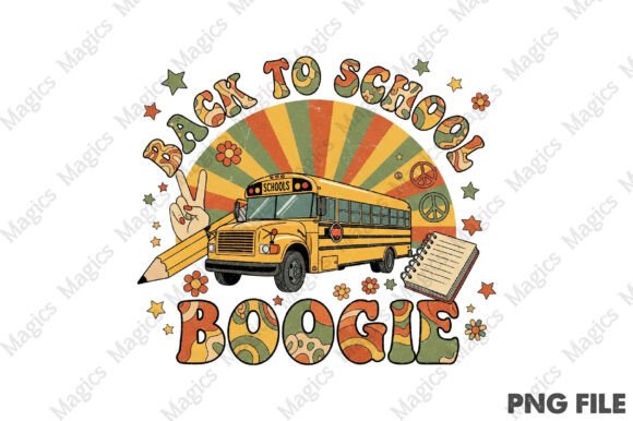 Back to School Boogie Teacher PNG
