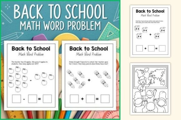 Back to School Math Activities for Kids