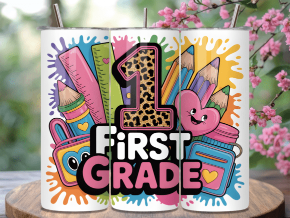First Grade Back to School Tumbler Wrap