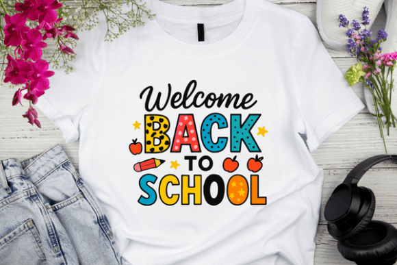Hand-Lettered Back to School T-Shirt Design