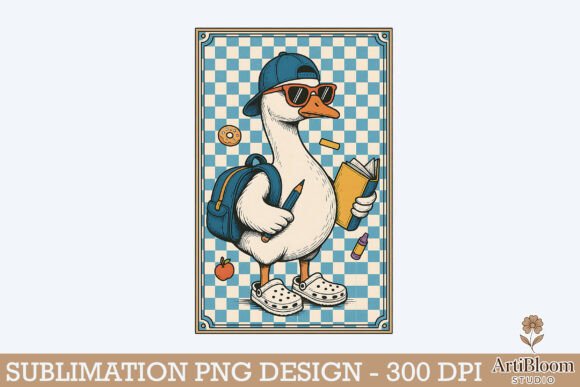 Little Duck Back to School Meme PNG